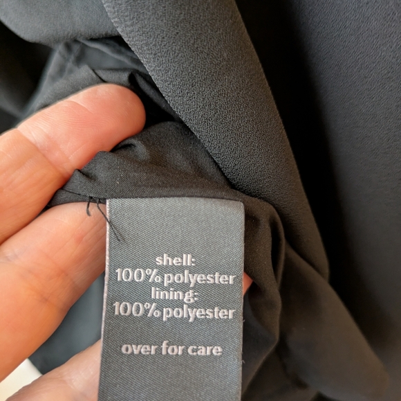 The Limited Collection Black Chiffon Dress sz M NWT - Picture 11 of 15